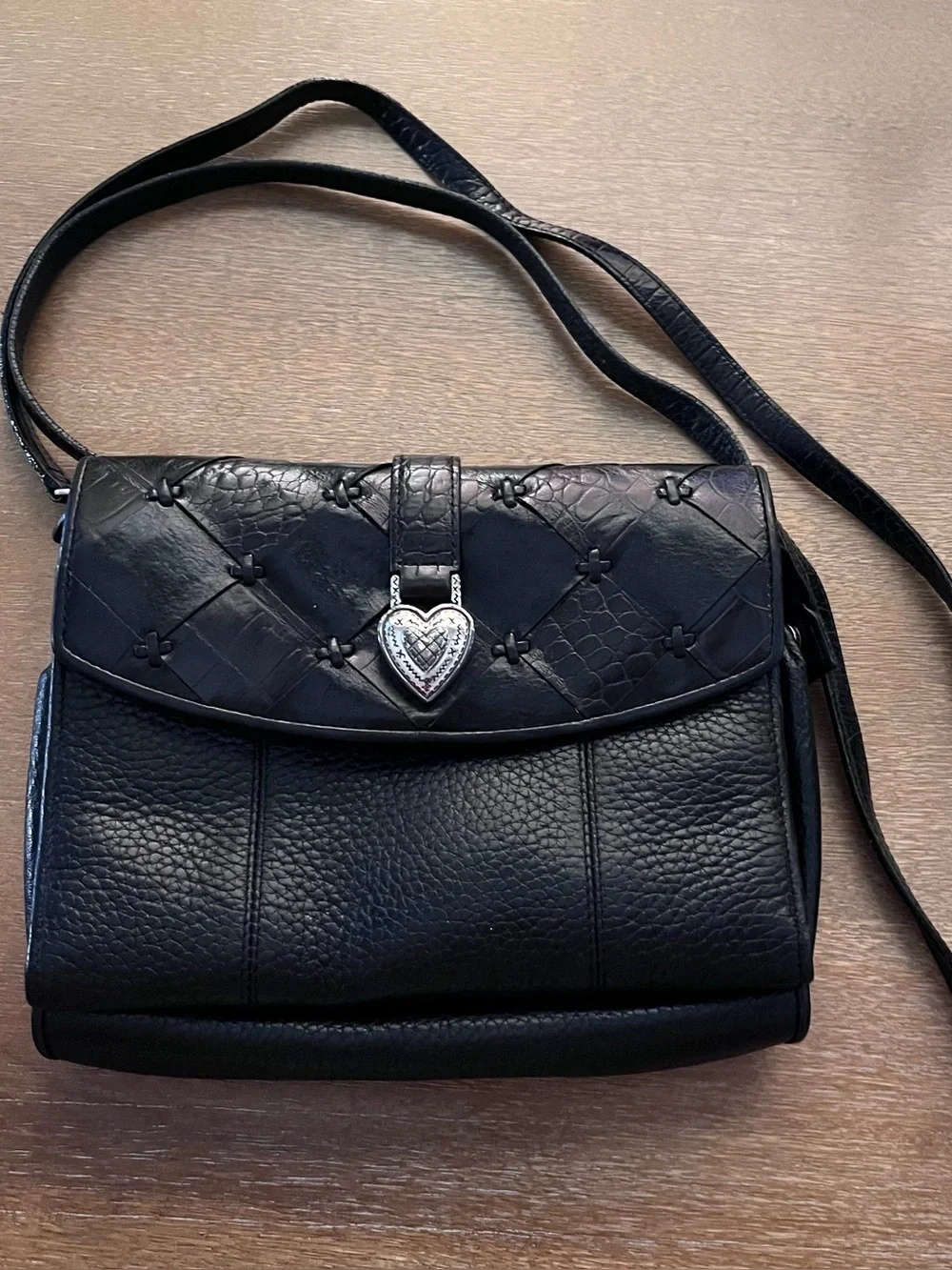 Vintage Brighton Romag crossbody purse black